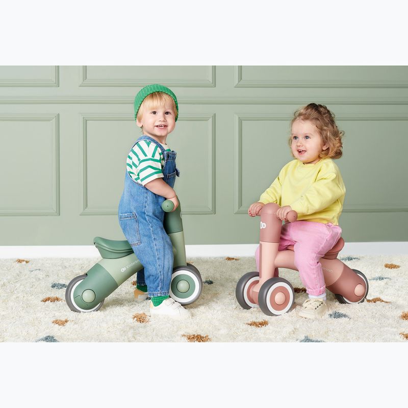 Rowerek biegowy trójkołowy Kinderkraft Minibi leaf green 8