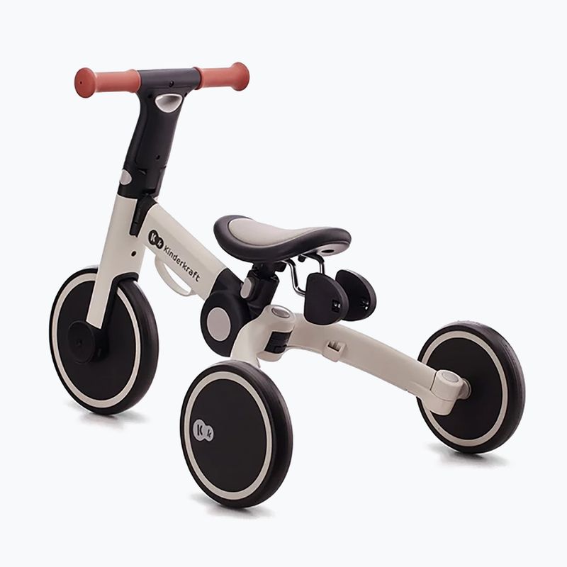 Rowerek biegowy trójkołowy Kinderkraft 4TRIKE silver grey 5