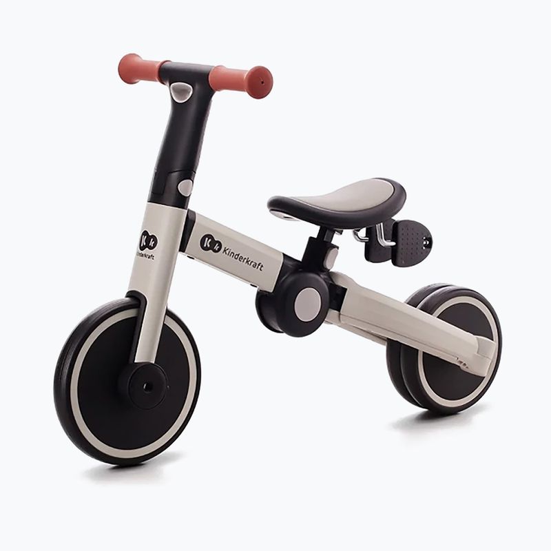 Rowerek biegowy trójkołowy Kinderkraft 4TRIKE silver grey 6