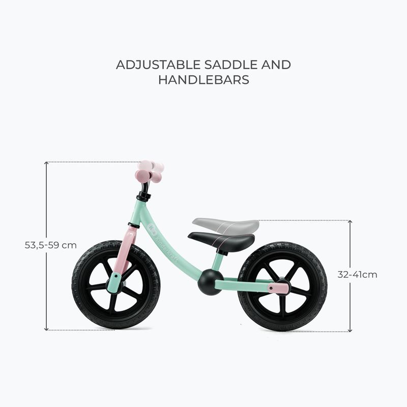 Rowerek biegowy Kinderkraft 2Way Next candy mint 2