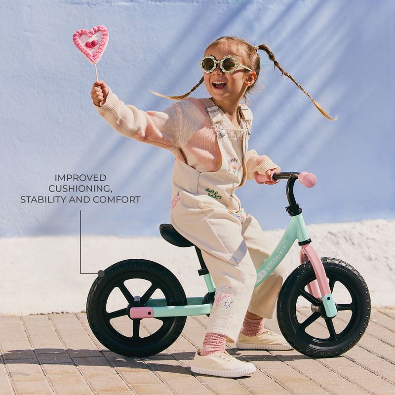 Rowerek biegowy Kinderkraft 2Way Next candy mint 7