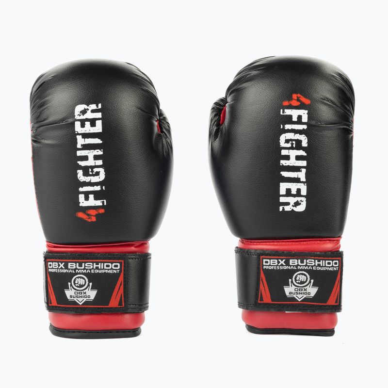Rękawice bokserskie dziecięce DBX BUSHIDO czarne ARB-407v3_6oz 2