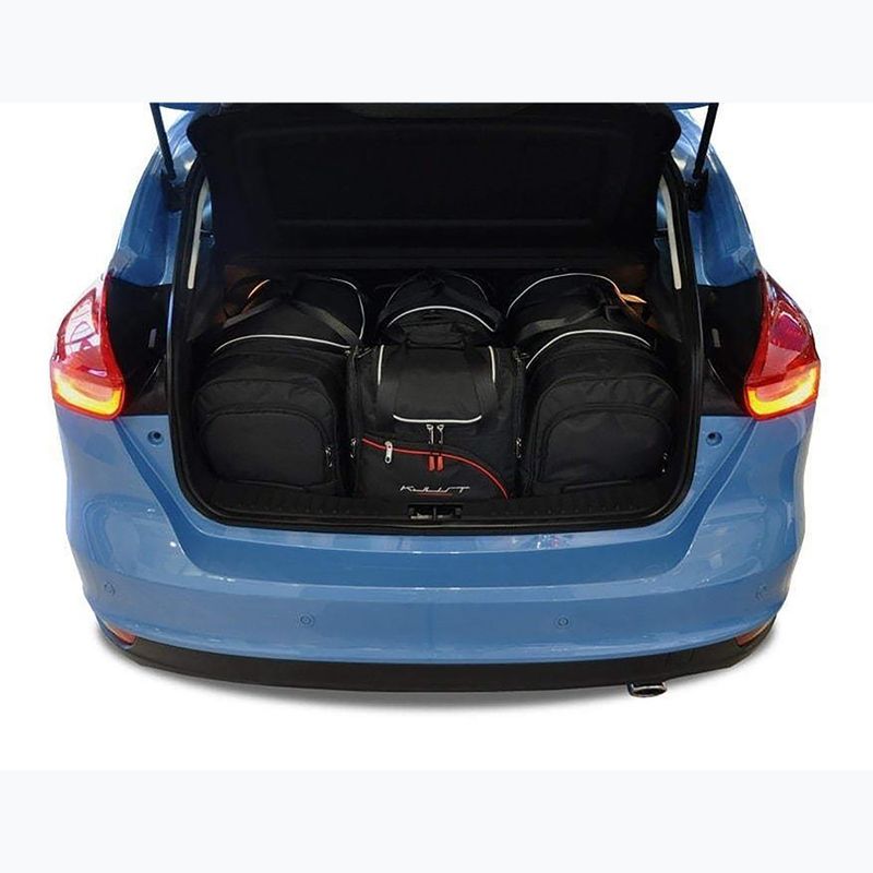 Zestaw toreb do bagażnika KJUST Ford Focus Hatchback 2011-2018 4 szt. czarny 16