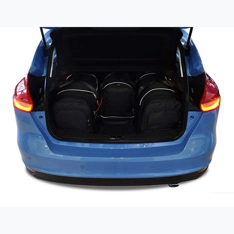 Zestaw toreb do bagażnika KJUST Ford Focus Hatchback 2011-2018 4 szt. czarny 17