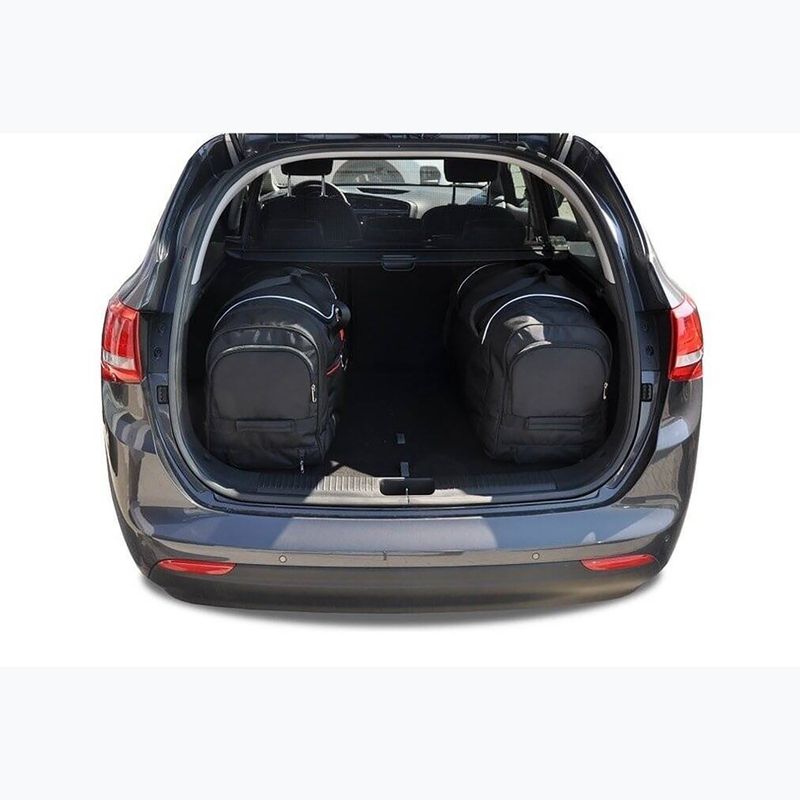 Zestaw Kjust Toreb Do Bagażnika Kia Cee'D Kombi 2012-2018 4 szt. czarny 18