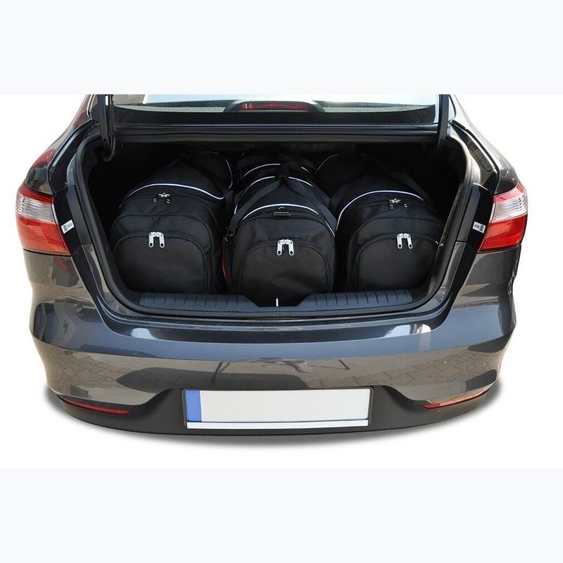 Zestaw toreb do bagażnika KJUST Kia Rio Limousine 2012-2016 4 szt. czarny 14