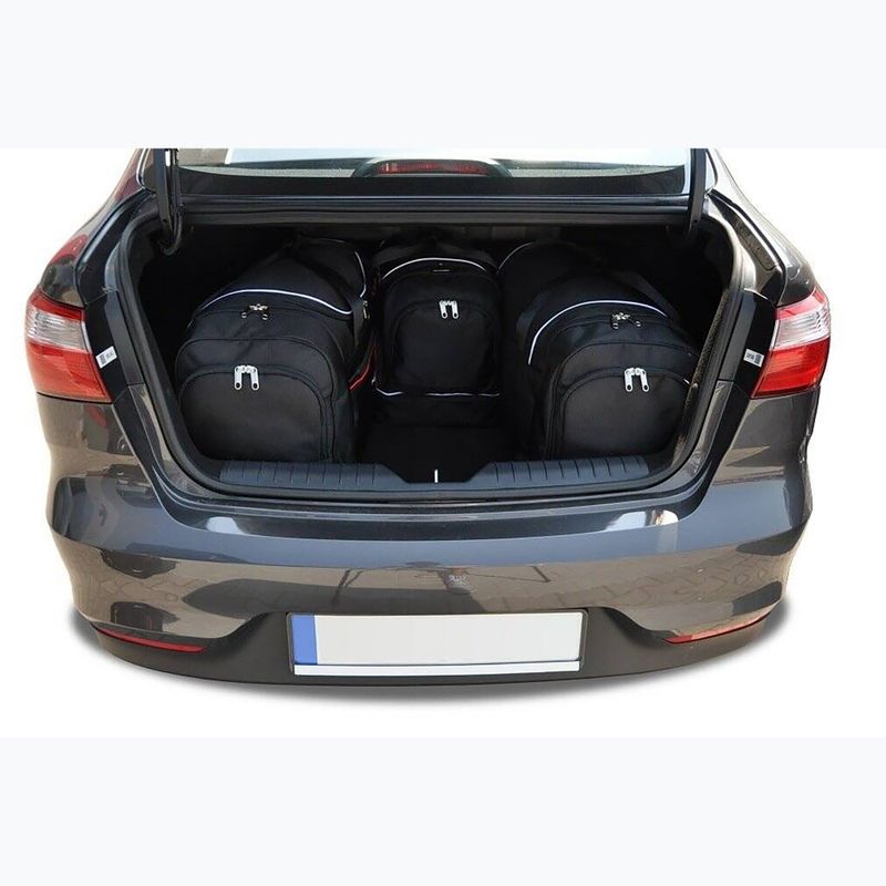 Zestaw toreb do bagażnika KJUST Kia Rio Limousine 2012-2016 4 szt. czarny 15