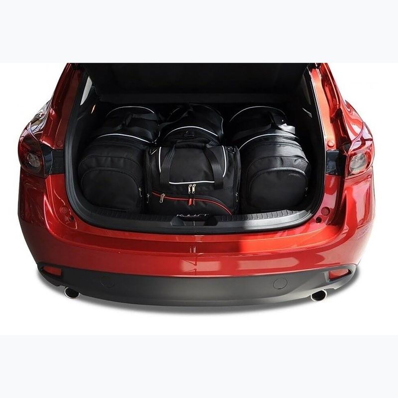 Zestaw toreb do bagażnika KJUST Mazda 3 Hatchback 2013-2018 4 szt. czarny 13