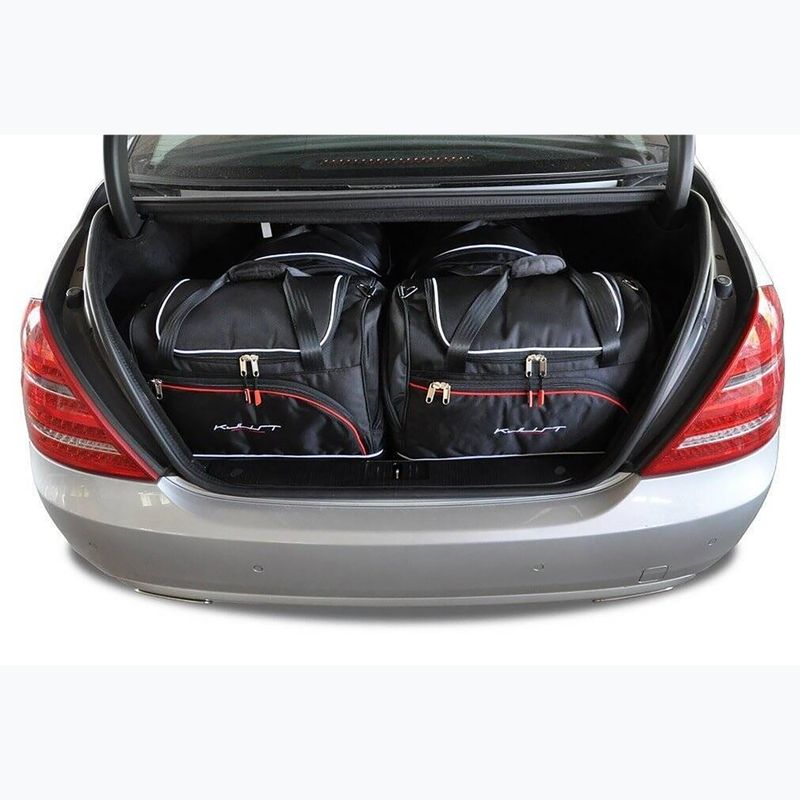 Zestaw toreb do bagażnika KJUST Mercedes-Benz S 2005-2013 4 szt. czarny 11