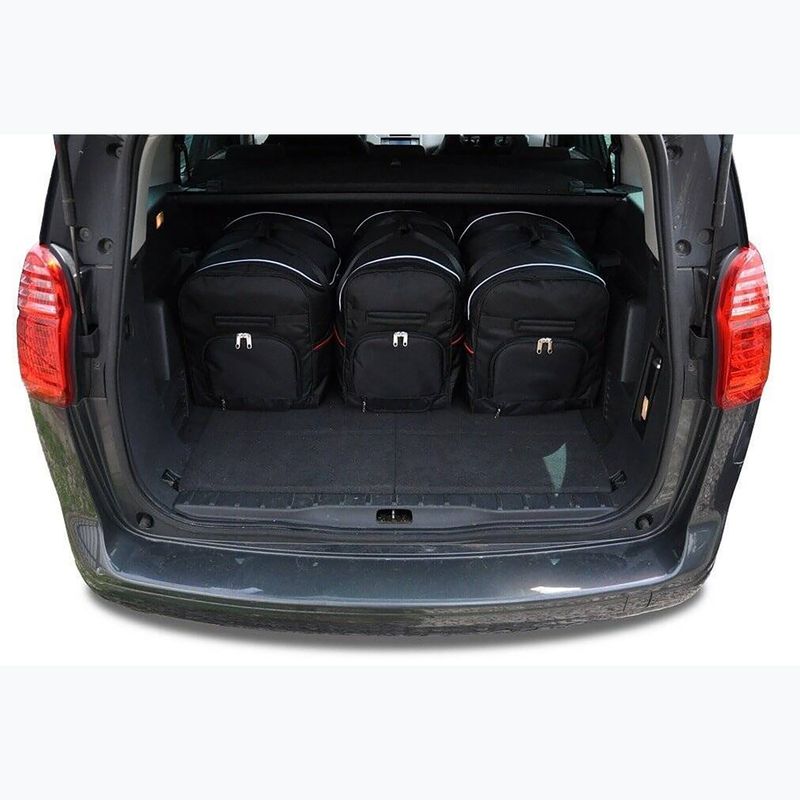Zestaw toreb do bagażnika KJUST Peugeot 508 SW 2011-2014 5 szt. czarny 13