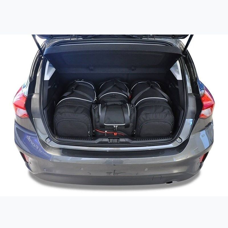 Zestaw toreb do bagażnika KJUST Ford Focus Hatchback 2018+ 4 szt. czarny 15