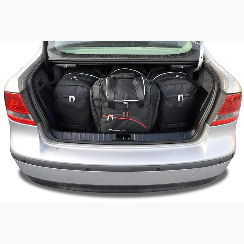 Zestaw toreb do bagażnika KJUST Saab 9-3 Sportsedan 2002-2014 4 szt. czarny 17