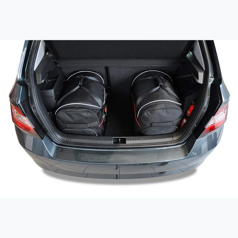 Zestaw toreb do bagażnika KJUST Skoda Fabia Hatchback 2014-2021 3 szt. czarny 11