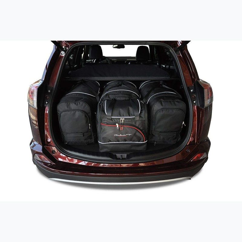 Zestaw toreb do bagażnika KJUST Toyota RAV4 2013-2018 4 szt. czarny 16