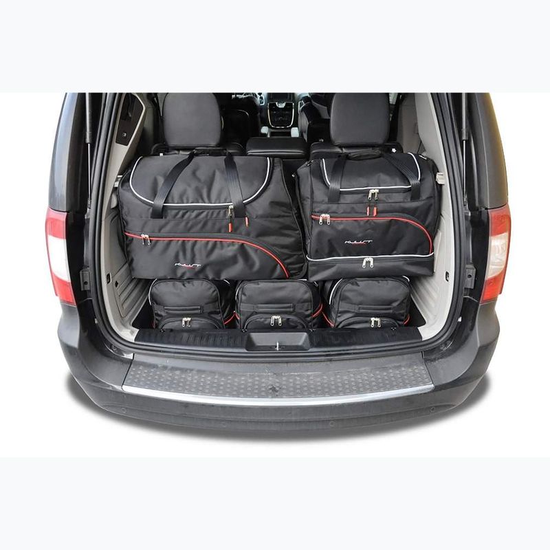 Zestaw toreb do bagażnika KJUST Lancia Voyager 2011+ 5 szt. czarny 11