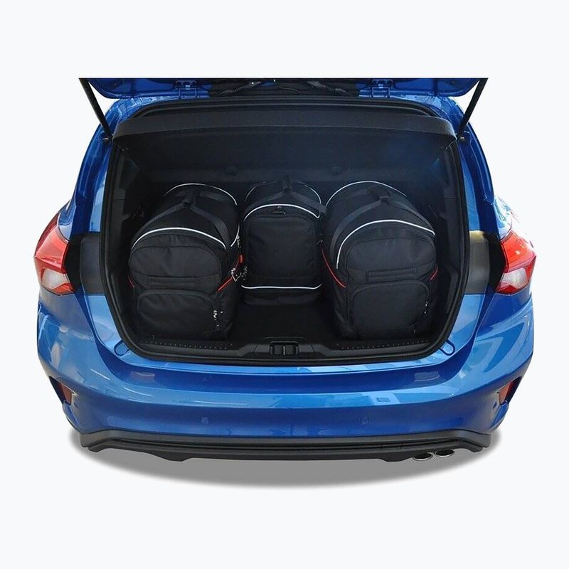 Zestaw toreb do bagażnika KJUST Ford Focus Hatchback 2018+ 4 szt. czarny 14