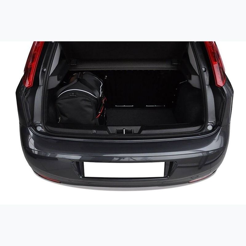 Zestaw toreb do bagażnika KJUST Fiat Punto 2012+ 4 szt. czarny 18