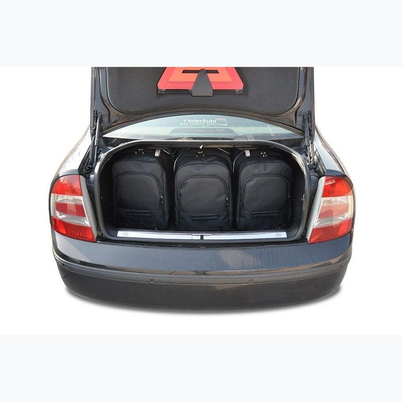 Zestaw toreb do bagażnika KJUST Skoda Superb Limousine 2001-2008 5 szt. czarny 13