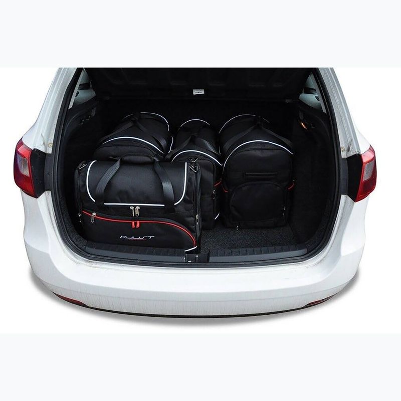 Zestaw toreb do bagażnika KJUST Seat Ibiza ST 2010-2016 5 szt. czarny 12