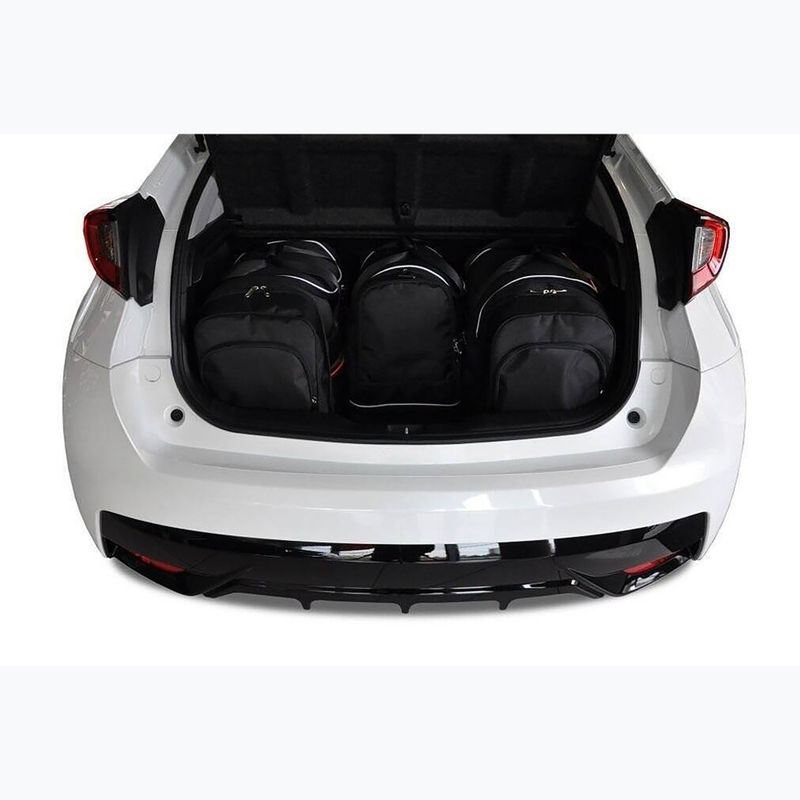 Zestaw toreb do bagażnika KJUST Honda Civic Hatchback 2012-2017 4 szt. czarny 15