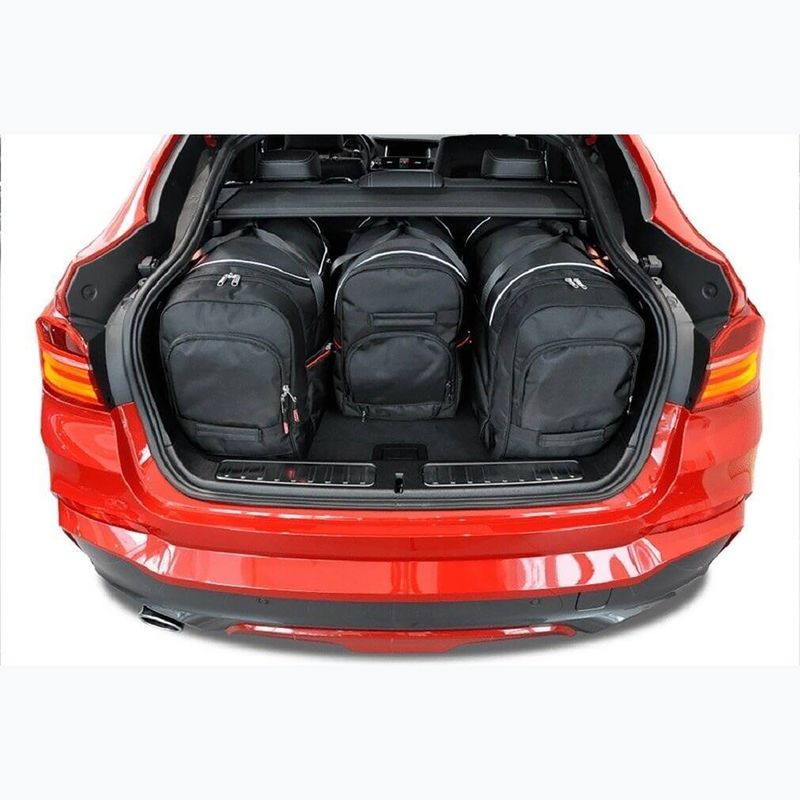 Zestaw toreb do bagażnika KJUST BMW X4 2014-2017 4 szt. czarny 16