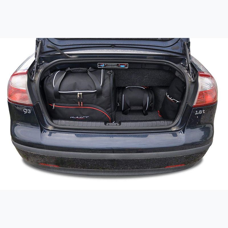 Zestaw toreb do bagażnika KJUST Saab 9-3 Cabrio 2002-2015 4 szt. czarny 17