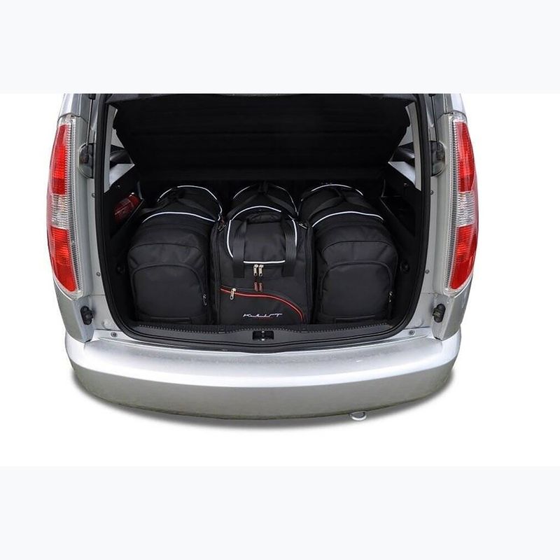 Zestaw toreb do bagażnika KJUST Skoda Roomster 2006-2015 4 szt. czarny 12