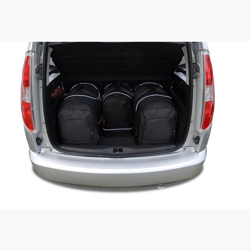 Zestaw toreb do bagażnika KJUST Skoda Roomster 2006-2015 4 szt. czarny 13