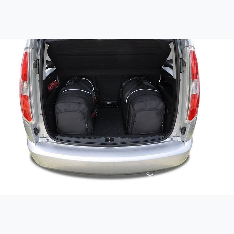 Zestaw toreb do bagażnika KJUST Skoda Roomster 2006-2015 4 szt. czarny 14