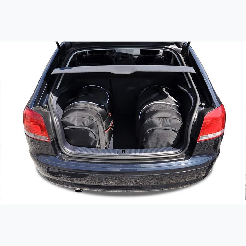 Zestaw toreb do bagażnika KJUST Audi A3 2003-2013 3 szt. czarny 15