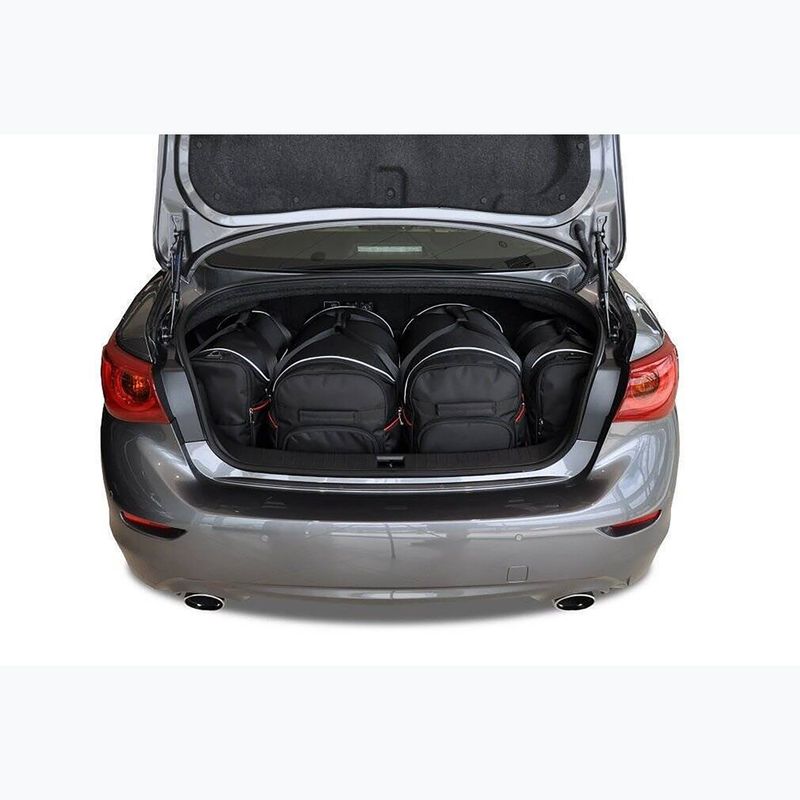Zestaw toreb do bagażnika KJUST Infiniti Q50 Hybrid 2013-2017 4 szt. czarny 15