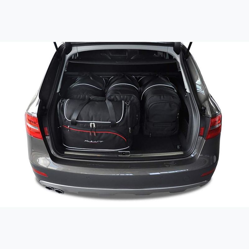 Zestaw toreb do bagażnika KJUST Audi A4 Avant 2008-2015 5 szt. czarny 19