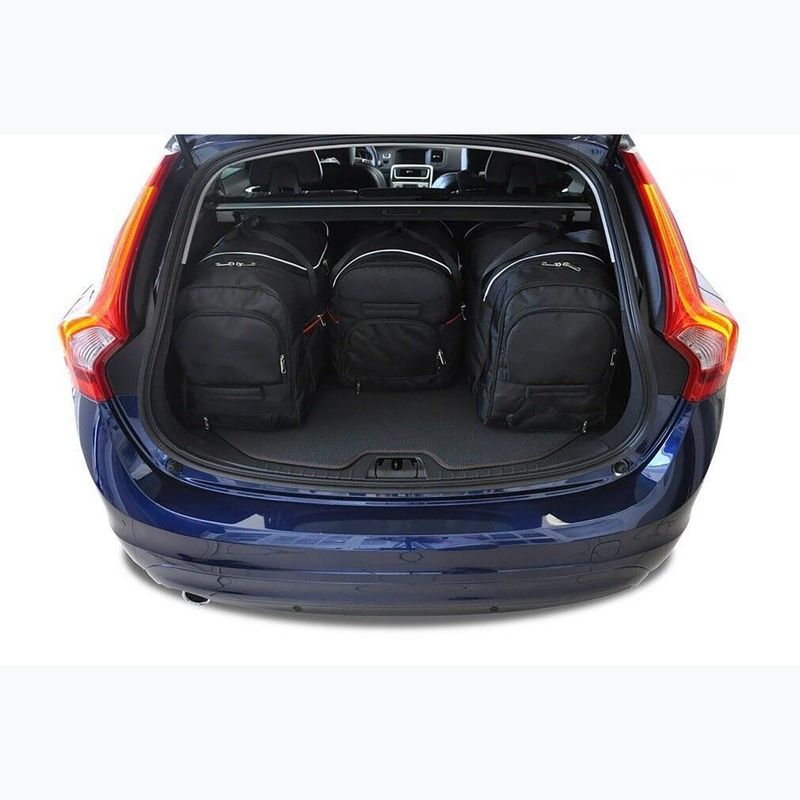Zestaw toreb do bagażnika KJUST Volvo V60 Cross Country 2015-2018 4 szt. czarny 17