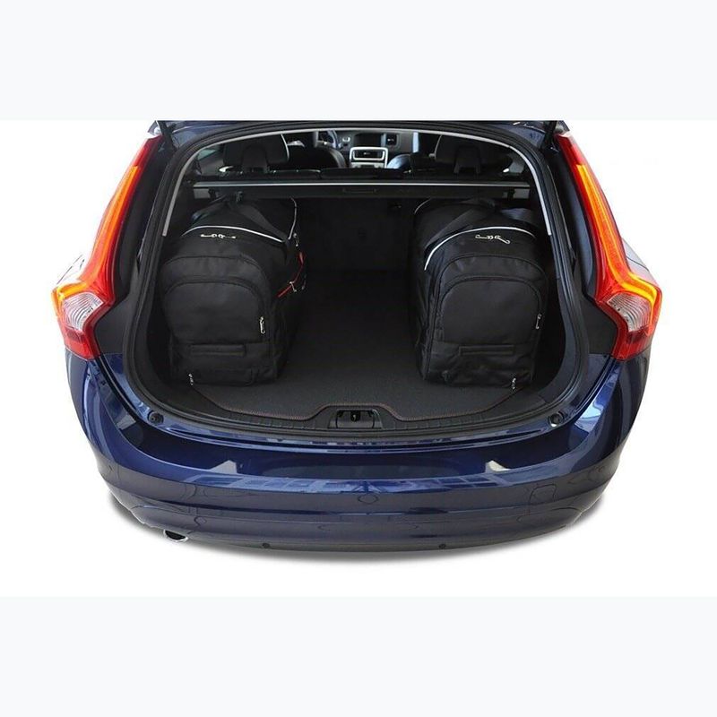Zestaw toreb do bagażnika KJUST Volvo V60 Cross Country 2015-2018 4 szt. czarny 18