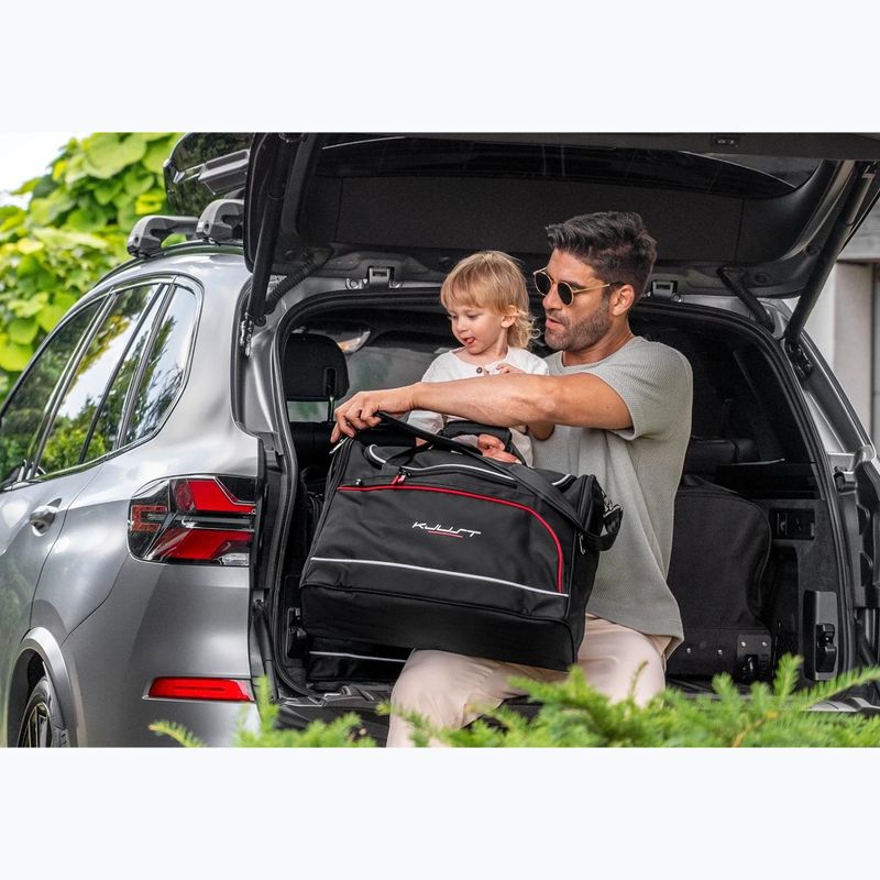 Zestaw toreb do bagażnika KJUST Mercedes-Benz E Cabrio 2009-2016 4 szt. czarny 15