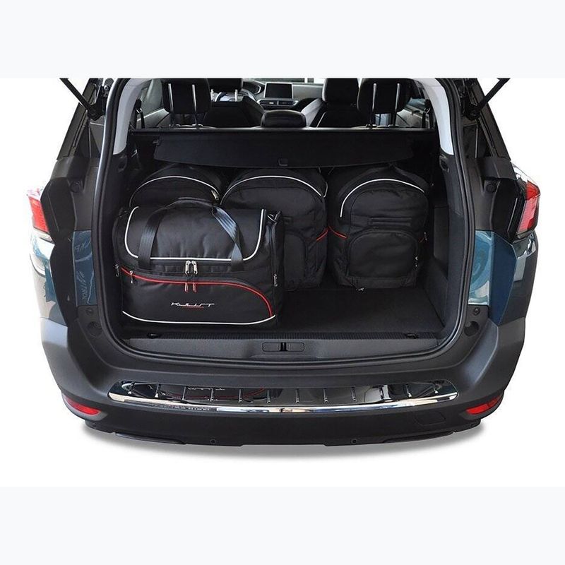 Zestaw toreb do bagażnika KJUST Peugeot 5008 2017+ 5 szt. czarny 13
