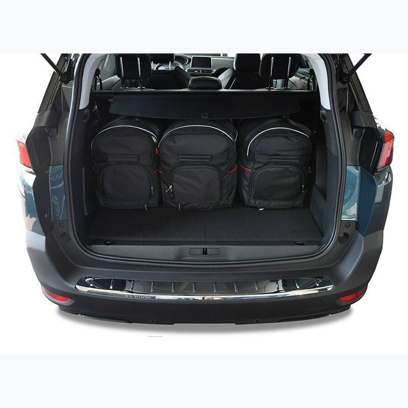 Zestaw toreb do bagażnika KJUST Peugeot 5008 2017+ 5 szt. czarny 14