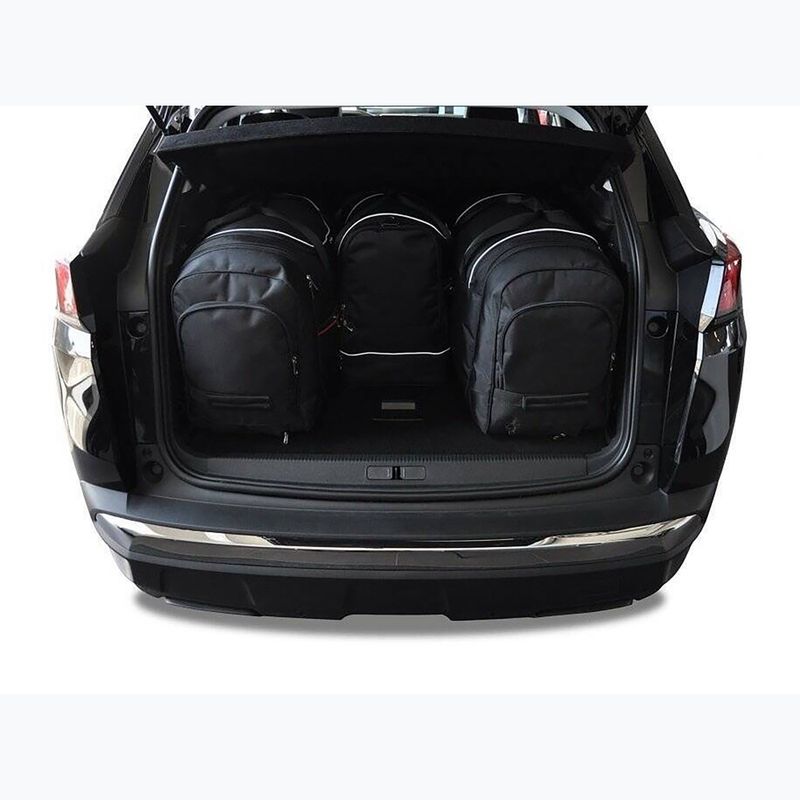 Zestaw toreb do bagażnika KJUST Peugeot 3008 2016+ 4 szt. czarny 14