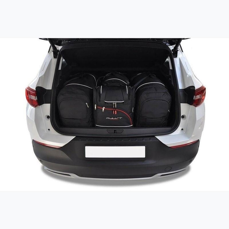 Zestaw toreb do bagażnika KJUST Opel Grandland X 2017+ 4 szt. czarny 12