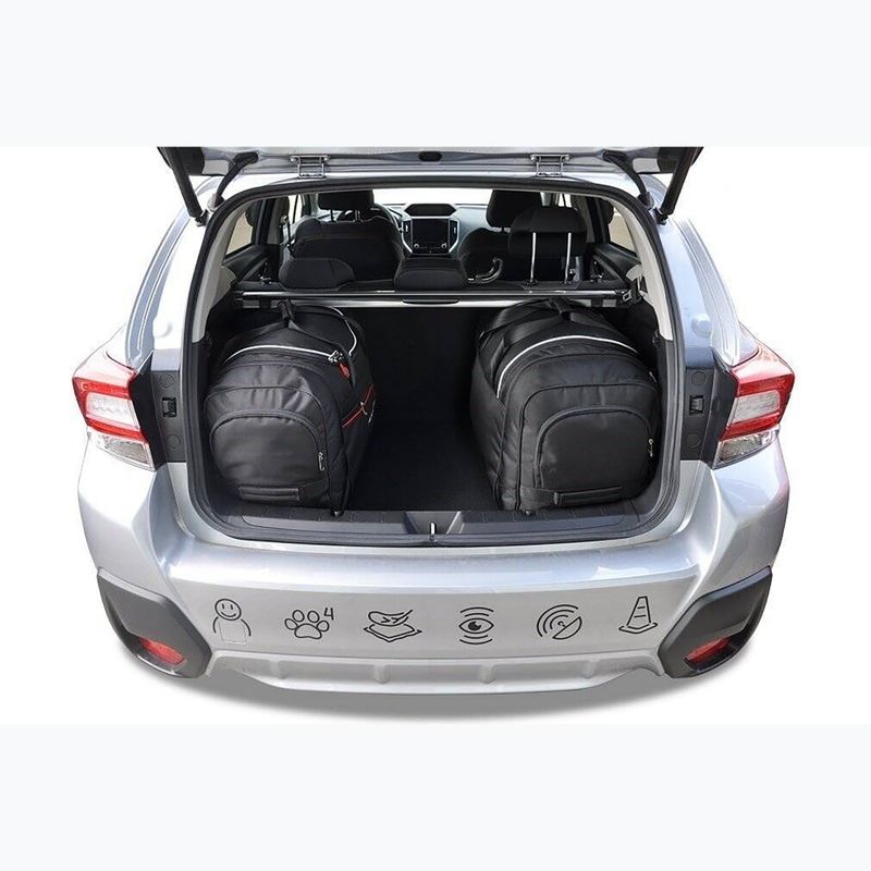 Zestaw toreb do bagażnika KJUST Subaru Xv 2017+ 4 szt. czarny 16