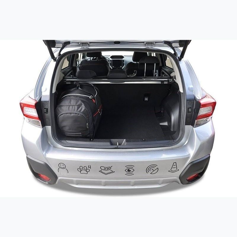 Zestaw toreb do bagażnika KJUST Subaru Xv 2017+ 4 szt. czarny 17