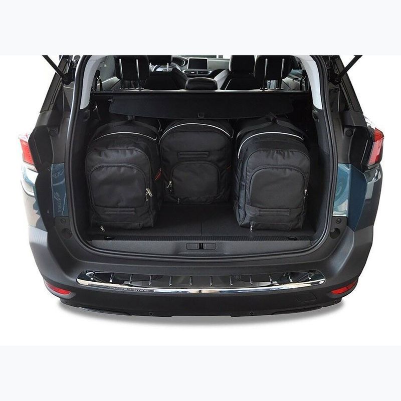 Zestaw toreb do bagażnika KJUST Peugeot 5008 2017+ 4 szt. czarny 12