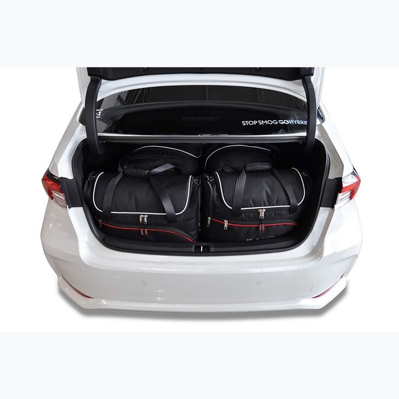Zestaw toreb do bagażnika KJUST Toyota Corolla Limousine 2019+ 4 szt. czarny 14