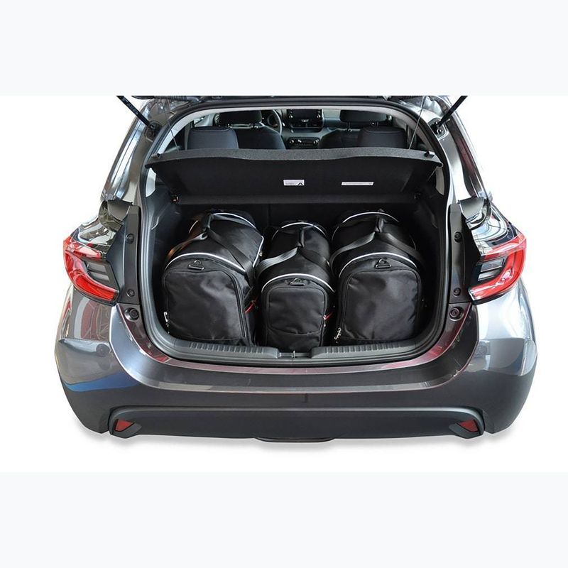 Zestaw toreb do bagażnika KJUST Toyota Yaris 2019+ 3 szt. czarny 14