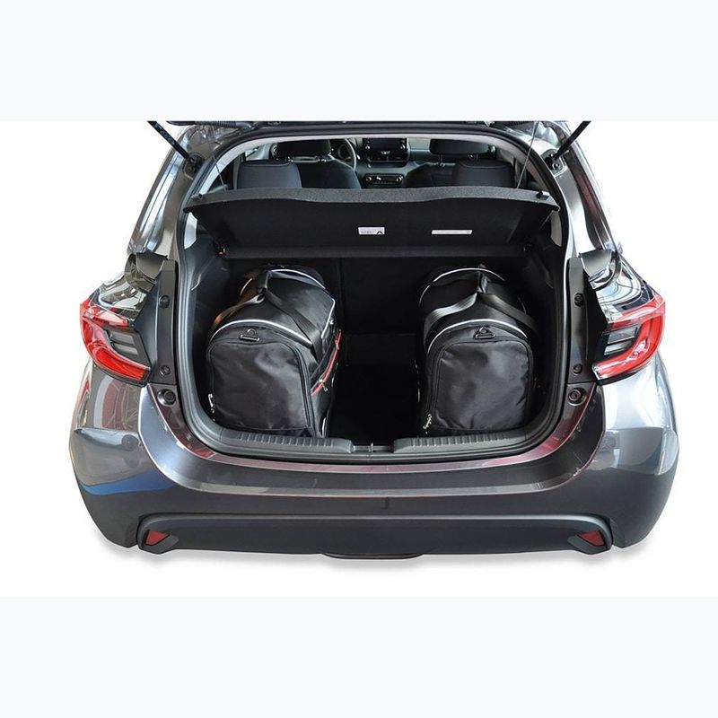 Zestaw toreb do bagażnika KJUST Toyota Yaris 2019+ 3 szt. czarny 15