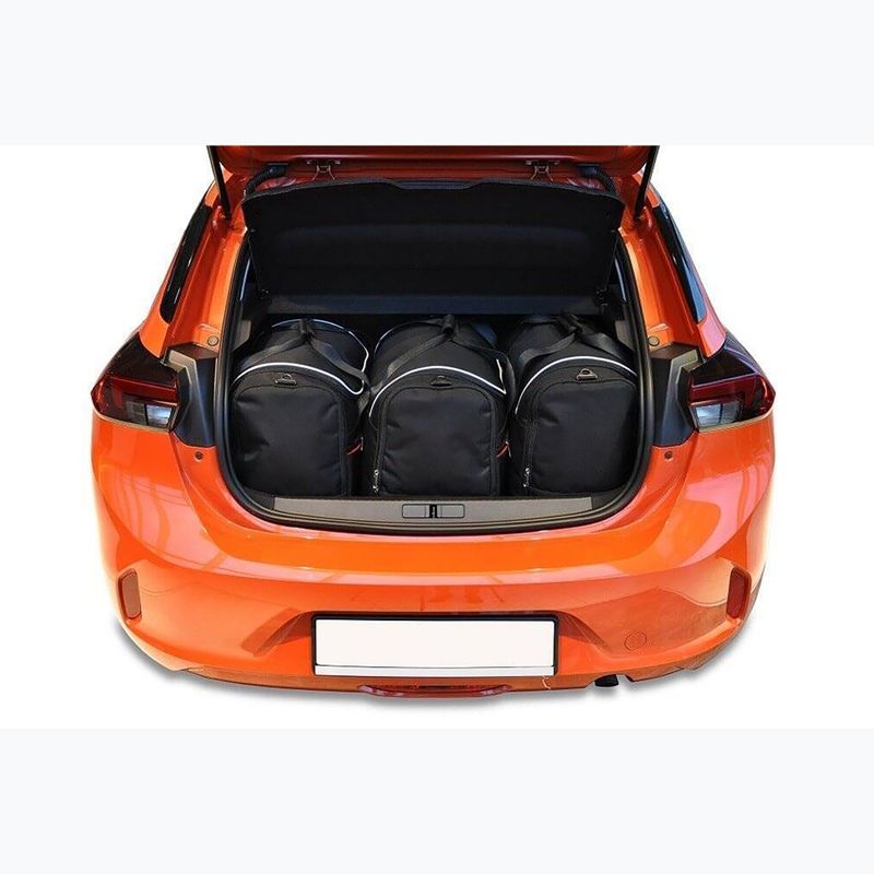 Zestaw toreb do bagażnika KJUST Opel Corsa 2019+ 3 szt. czarny 9