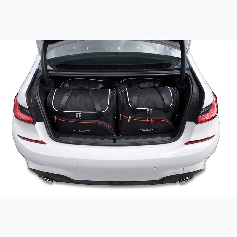Zestaw toreb do bagażnika KJUST BMW 3 Limousine Hybrid 2019+ 4 szt. czarny 14