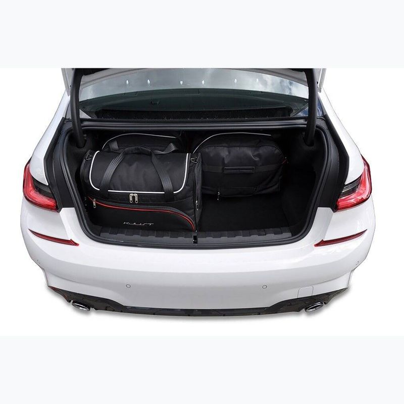 Zestaw toreb do bagażnika KJUST BMW 3 Limousine Hybrid 2019+ 4 szt. czarny 15