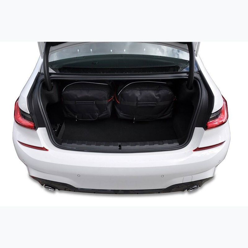 Zestaw toreb do bagażnika KJUST BMW 3 Limousine Hybrid 2019+ 4 szt. czarny 16