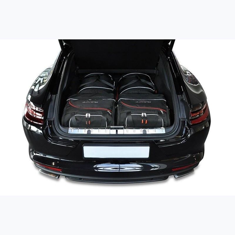 Zestaw toreb do bagażnika KJUST Porsche Panamera 2016+ 4 szt. czrany 12